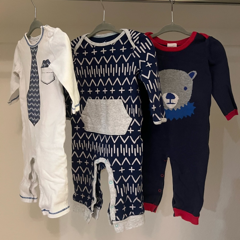 Three Luxe Boys Baby Outfits 3-6m - Picture 2 of 11